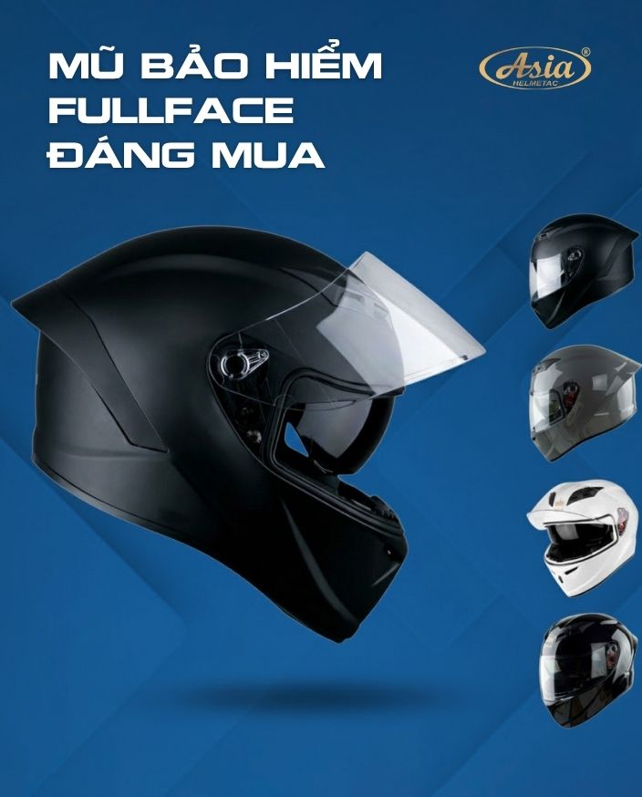 Các Hãng Mũ Bảo Hiểm Fullface Đáng Mua Nhất Hiện Nay